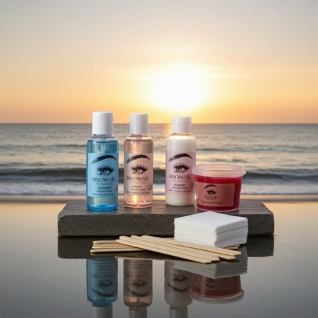 Home Spa Browsie Brow-lip Wax Kit